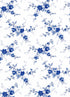 Liberty Fabrics & Bridgerton ~ 'Amelie Luise' Blue & White | Tana Lawn™ *Remnant 4.2m Was $250 Now $199
